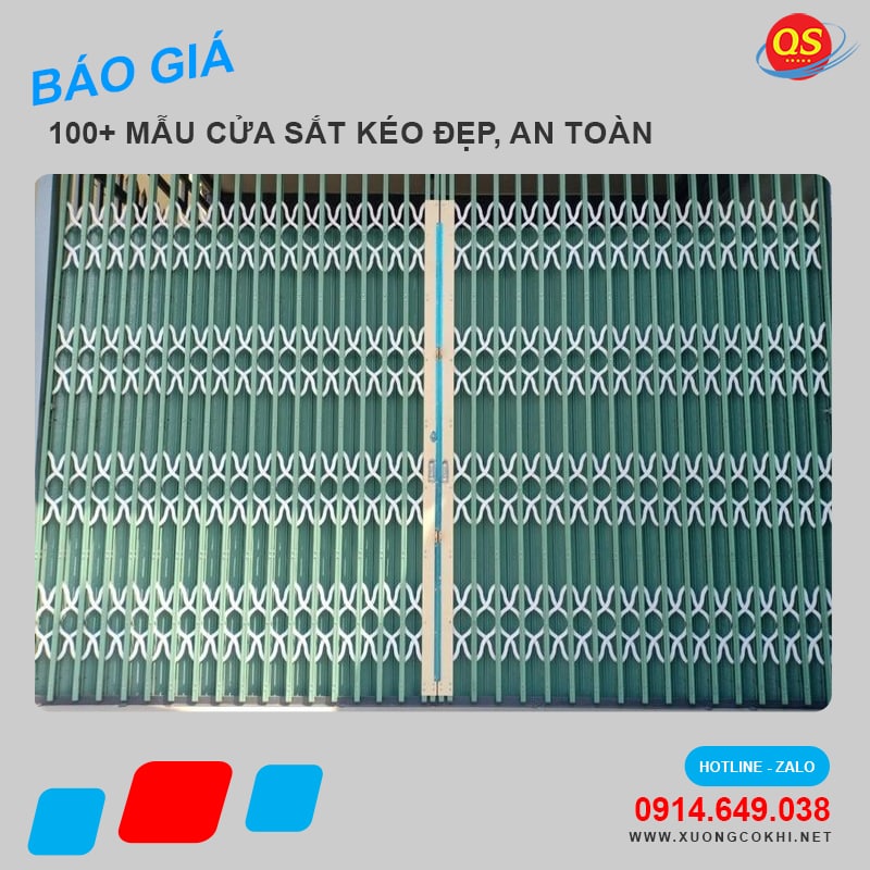 Báo giá thi công cửa sắt kéo tại Hà Nội giá tốt nhất