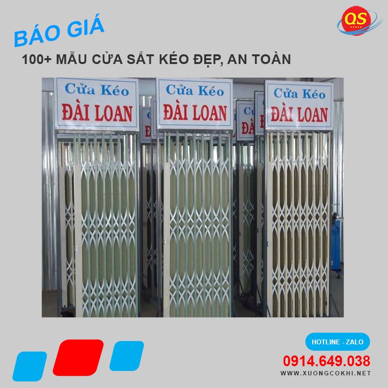 Báo giá thi công cửa sắt kéo tại Hà Nội giá tốt nhất