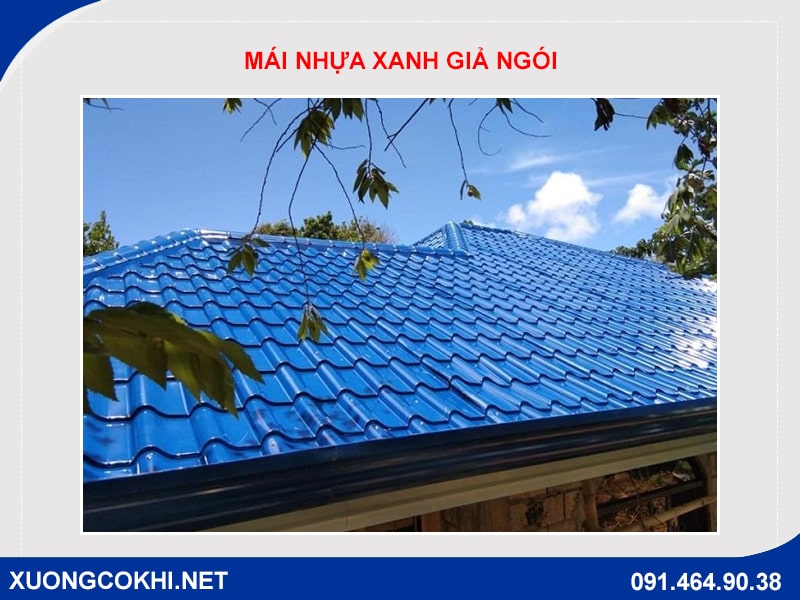 Báo giá mái nhựa xanh lợp mái cho công trình chi tiết nhất