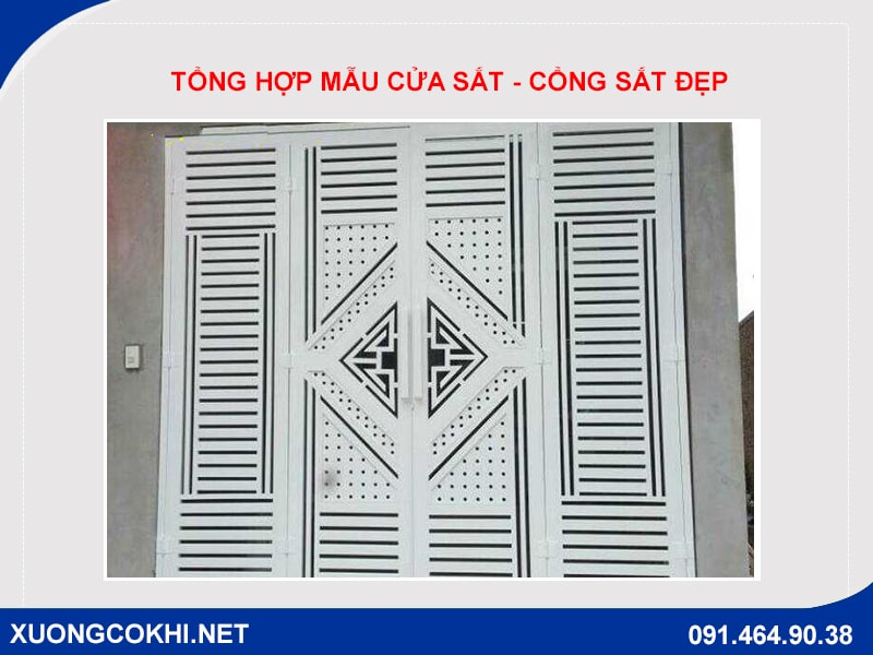 Báo giá làm cửa sắt - cổng sắt tại Hà Nội giá rẻ