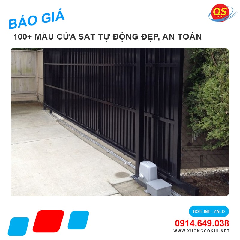 Tổng hợp báo giá 40+ mẫu cửa sắt tự động đẹp năm 2025
