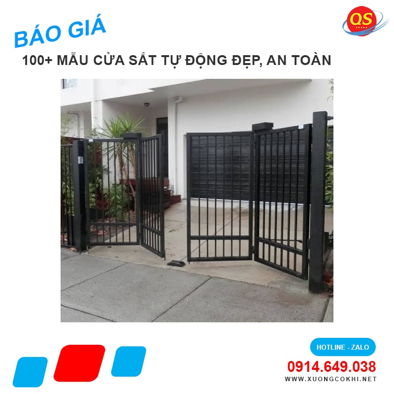 Tổng hợp báo giá 40+ mẫu cửa sắt tự động đẹp năm 2025