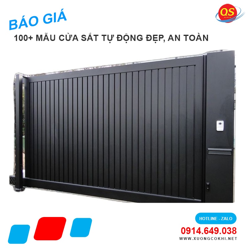 Tổng hợp báo giá 40+ mẫu cửa sắt tự động đẹp năm 2025