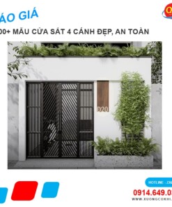 Mẫu cửa sắt đẹp Quang Sáng CUASAT-21