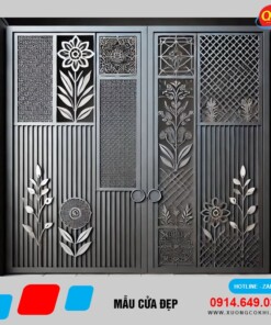 Mẫu cửa sắt đẹp Quang Sáng CUASAT-01