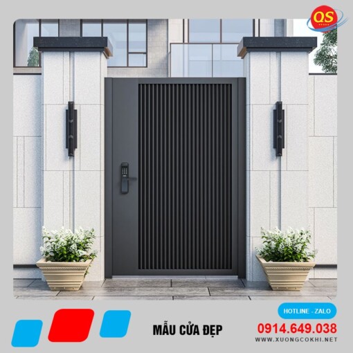 Mẫu cửa sắt đẹp Quang Sáng CUASAT-10