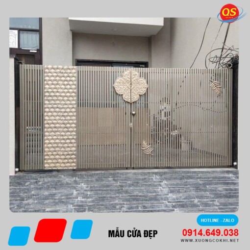 Mẫu cửa sắt đẹp Quang Sáng CUASAT-13