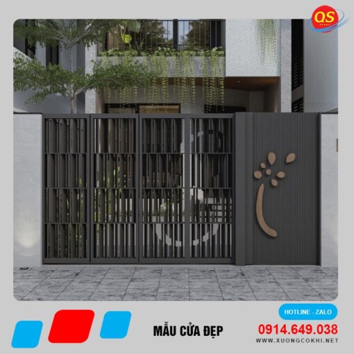 Mẫu cửa sắt đẹp Quang Sáng CUASAT-14