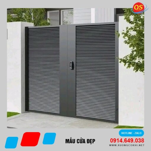 Mẫu cửa sắt đẹp Quang Sáng CUASAT-16