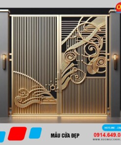Mẫu cửa sắt đẹp Quang Sáng CUASAT-02