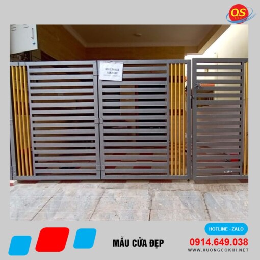 Mẫu cửa sắt đẹp Quang Sáng CUASAT-23
