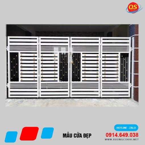 Mẫu cửa sắt đẹp Quang Sáng CUASAT-25