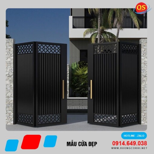 Mẫu cửa sắt đẹp Quang Sáng CUASAT-03