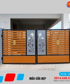 Mẫu cửa sắt đẹp Quang Sáng CUASAT-35