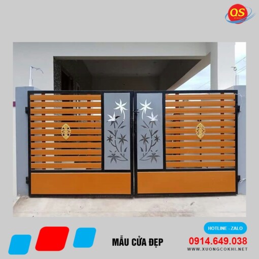 Mẫu cửa sắt đẹp Quang Sáng CUASAT-35