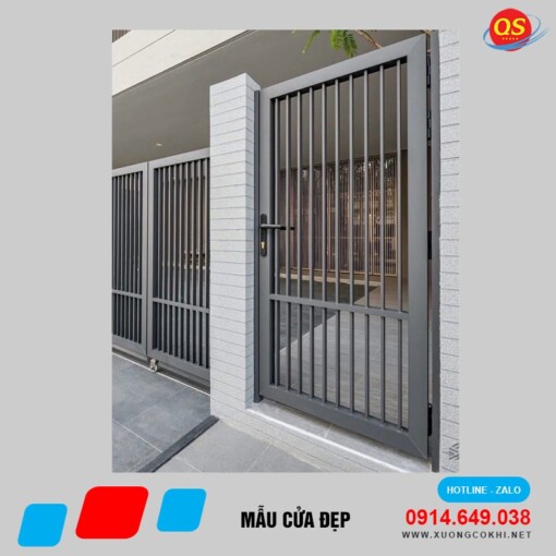Mẫu cửa sắt đẹp Quang Sáng CUASAT-38