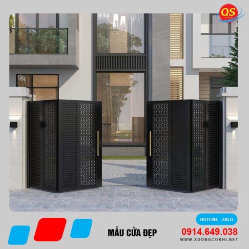 Mẫu cửa sắt đẹp Quang Sáng CUASAT-04