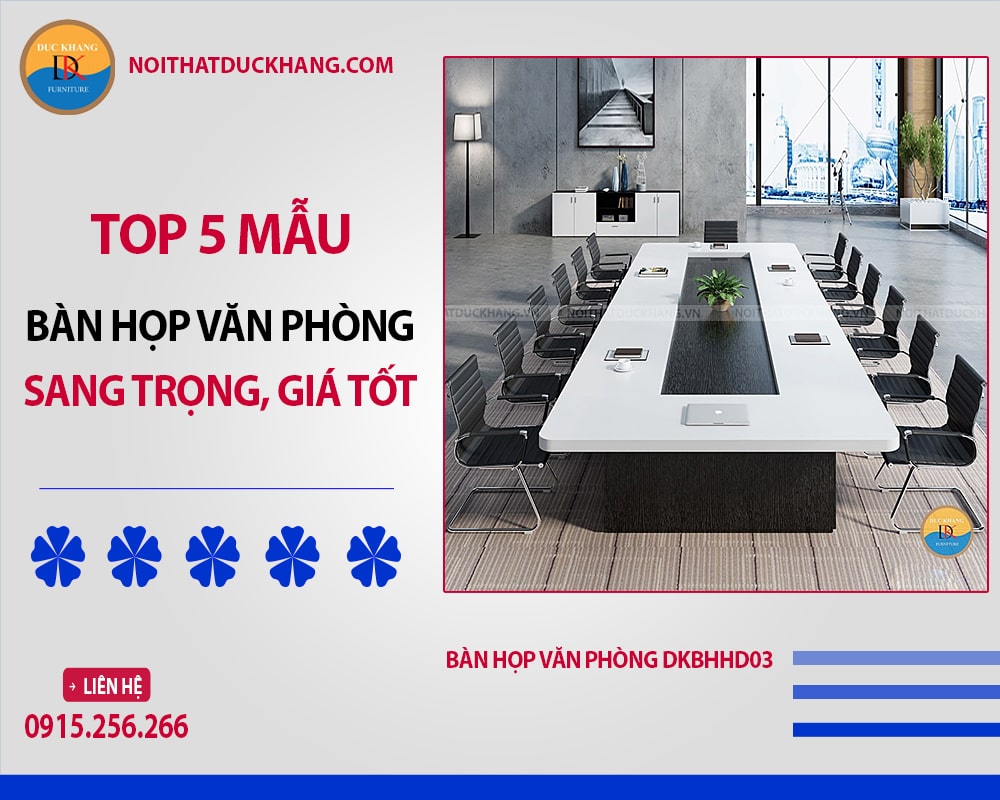Bàn họp văn phòng DKBHHD03