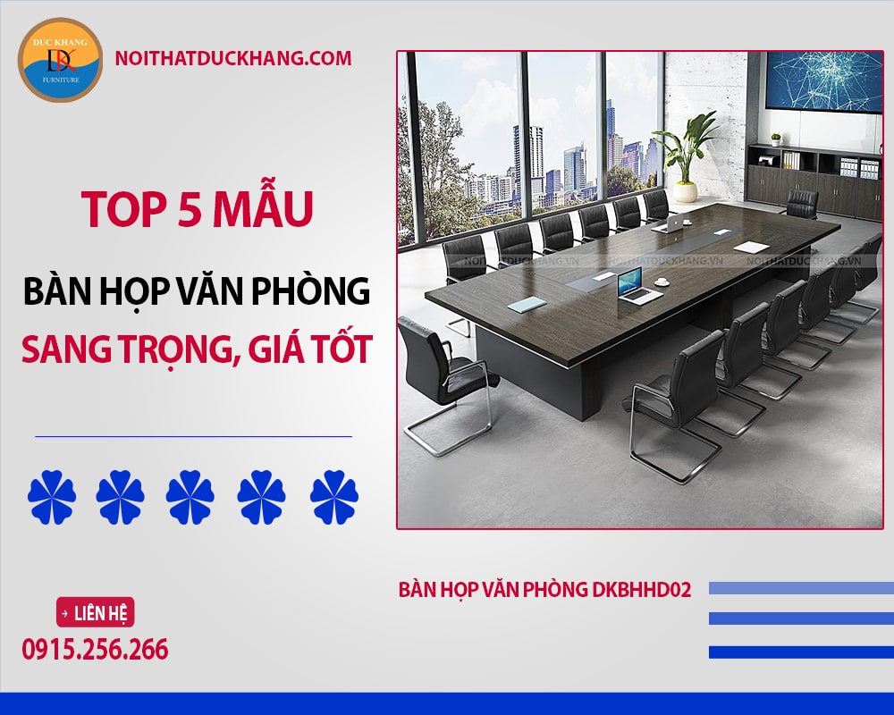 Bàn họp văn phòng DKBHHD02