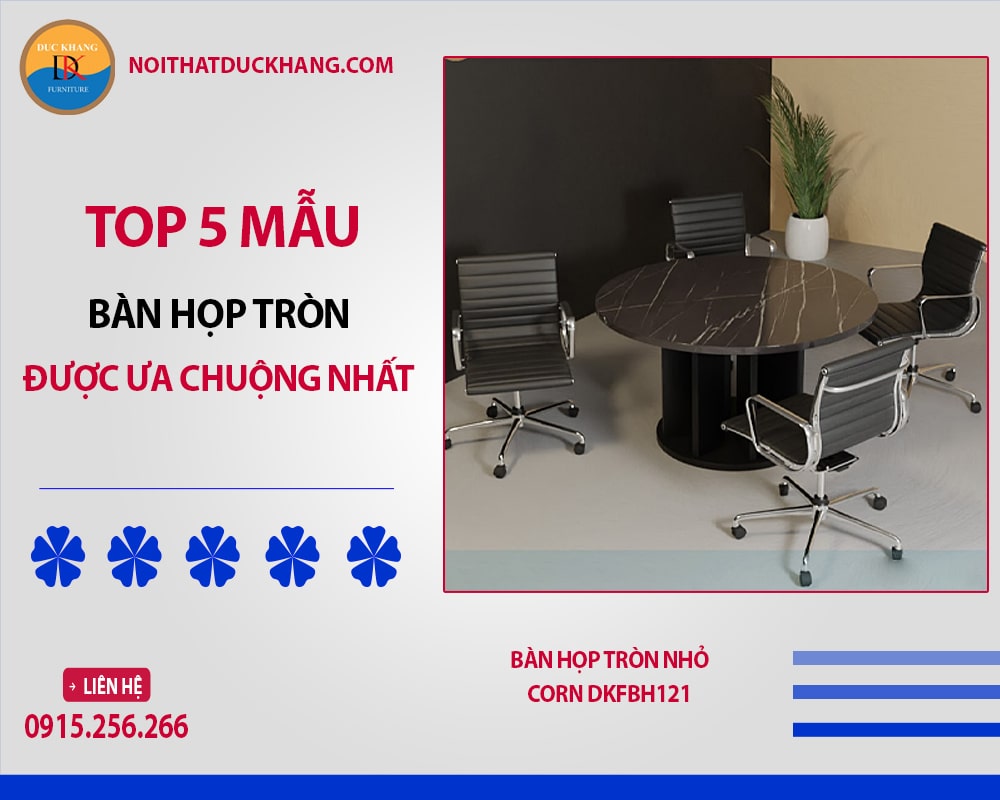 Bàn họp tròn nhỏ Corn DKFBH121