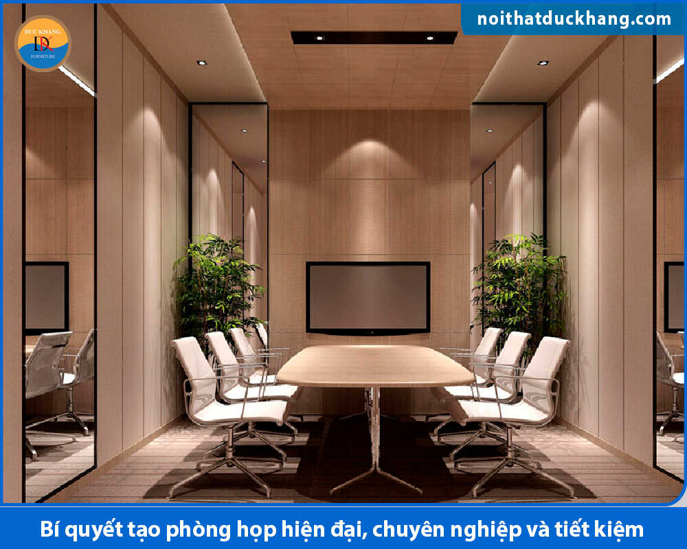 Gợi ý thiết kế cho phòng họp nhỏ (10 - 15m²)