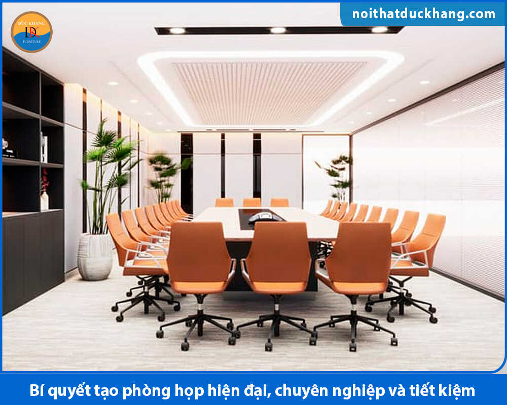 Gợi ý thiết kế cho phòng họp vừa (15 - 30m²)