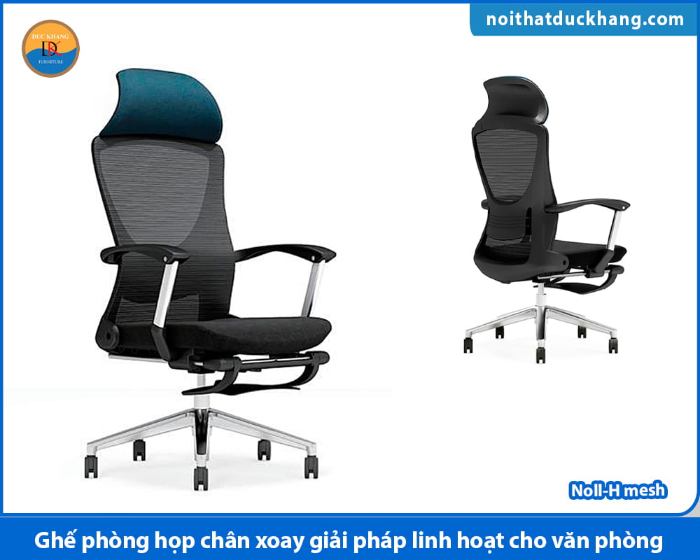 Ghế phòng họp chân xoay giải pháp linh hoạt cho văn phòng