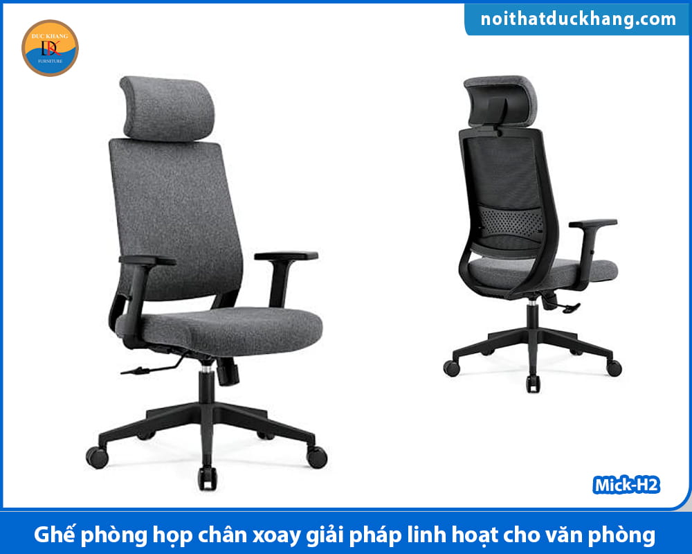 Ghế phòng họp chân xoay giải pháp linh hoạt cho văn phòng