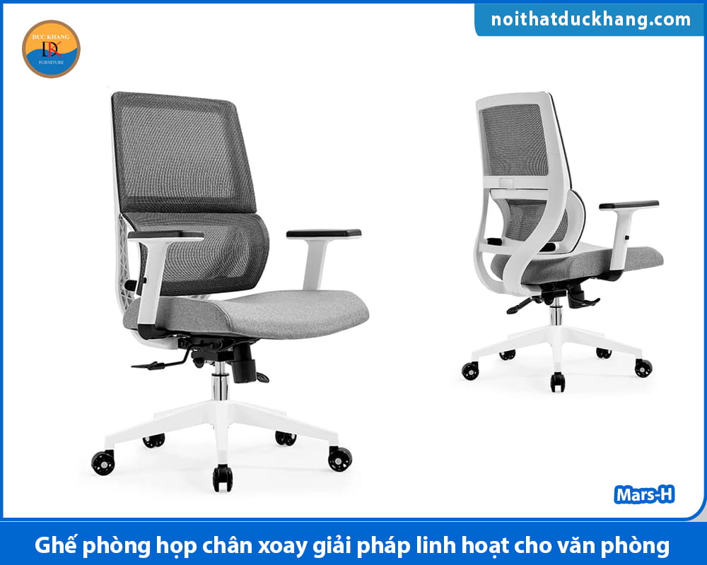 Ghế phòng họp chân xoay giải pháp linh hoạt cho văn phòng