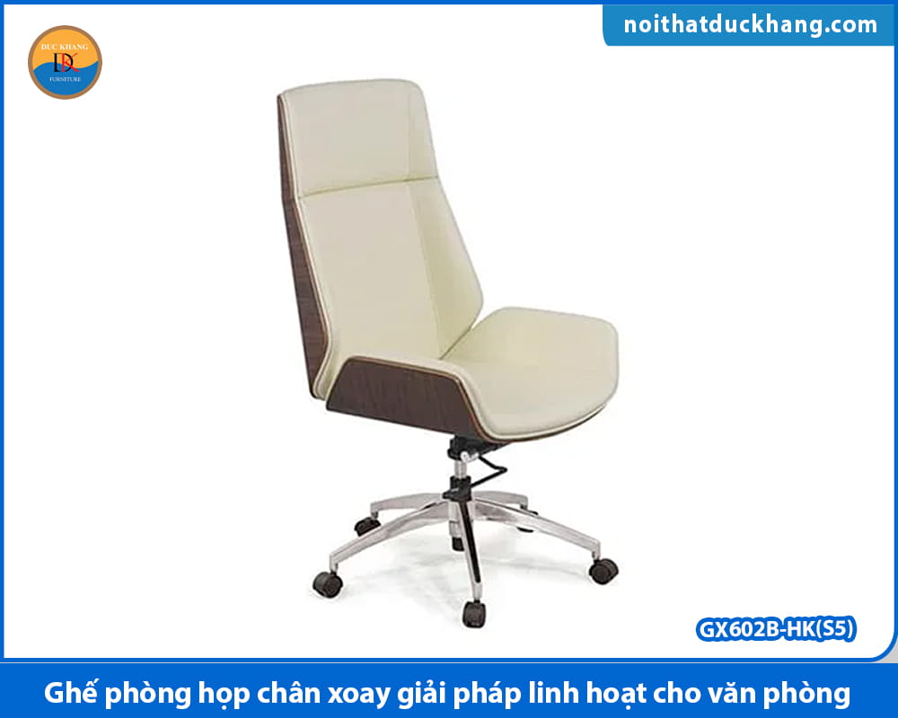 Ghế phòng họp chân xoay giải pháp linh hoạt cho văn phòng