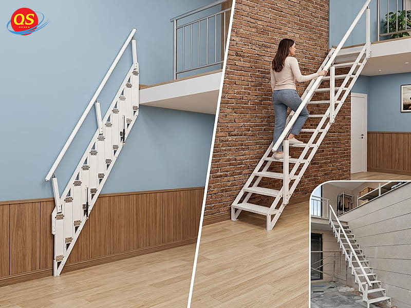 79+ mẫu cầu thang sắt gấp vào tường giá từ 2.5tr/bộ 79+ mẫu cầu thang sắt gấp vào tường giá từ 2.5tr/bộ